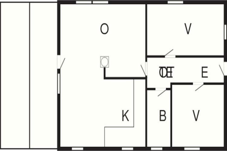 5 Person Holiday Home In R M Kongsmark Esterno foto